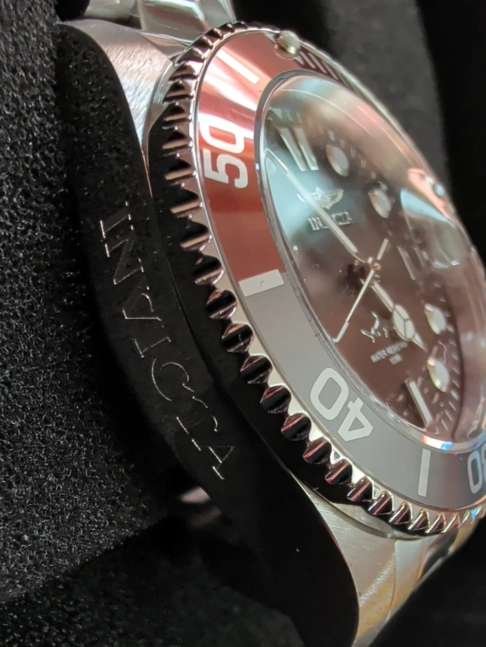 NWT Invicta Pro Diver 34mm Women’s Stainless Steel Watch – Brown Dial